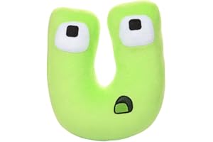 HODOFICE Alphabet Lore Peluche Lettere Alfabeto Plush All 2023 Bambole Dell'alfabeto Plushies Soft Toy Bambini Compleanno Giocattolo Regali Pupazzo per Ragazzi Ragazze Cute Figure Pupazzi Giocattoli Regalo (U)