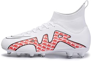 WOWEI Zapatillas de Fútbol Hombre Profesionales Zapatos de Fútbol para Hombre Niños Unisex Aire Libre Botas de Fútbol Atletismo Training Ligero Tacos Deporte