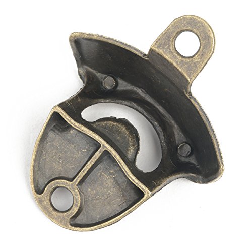 iDealhere Klassisch Wand FlaschenöffnerWein Flasche Kappe Metall (Bronze) - 6
