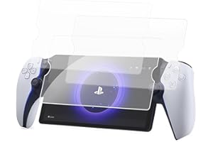 AQSQWQ 3 Piezas Cristal Templado para Sony PS5 Playstation Portal/PS Portal, 9H Dureza Cristal Vidrio Templado Protector Pantalla Anti-Arañazos Sin Burbujas Glass Screen Protector