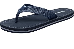 Harssidanzar Flip-Flops with Toe Post,Men's Slippers,Casual,Surf Slippers,Beach Slippers,Bathing,Summer Anti-slip Wear-resistant Flip-flops,Sandals HM001UK