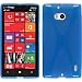 Produktbild PhoneNatic Case für Nokia Lumia Icon Hülle Silikon blau X-Style + 2 Schutzfolien