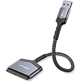 JSAUX USB 3.0 vers SATA Adaptateur,SATA USB 3.0 pour Disques Durs SSD/HDD 2,5 Pouces, Prise en Charge de UASP SATA III, Compa