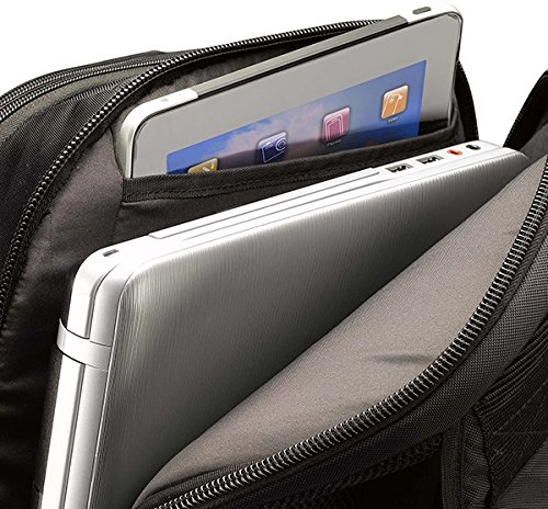 Case Logic RBP217 Notebook Backpack 43 9 cm  17 3 Zoll  mit iPad Tablet-Fach Schwarz