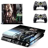Brand New and good quality CIVIQ Metal Gear Solid V PS4 Skin Sticker Decal For Sony Playstation 4 Console and 2 Controllers PS4 Skin Sticker Vinyl