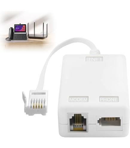 DSL Filter Adapter For PC Computer Phone Fax Modem Line – Cerepros