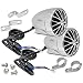 Produktbild Paar Lautsprecher chrom und wasserdicht Pyle plmca plmcs 32-400 Watt für Motorrad, Motorrad, Fahrrad, bike, Quad, Jetski, Custom, Motorrad-Weg und jede andere Fahrzeug