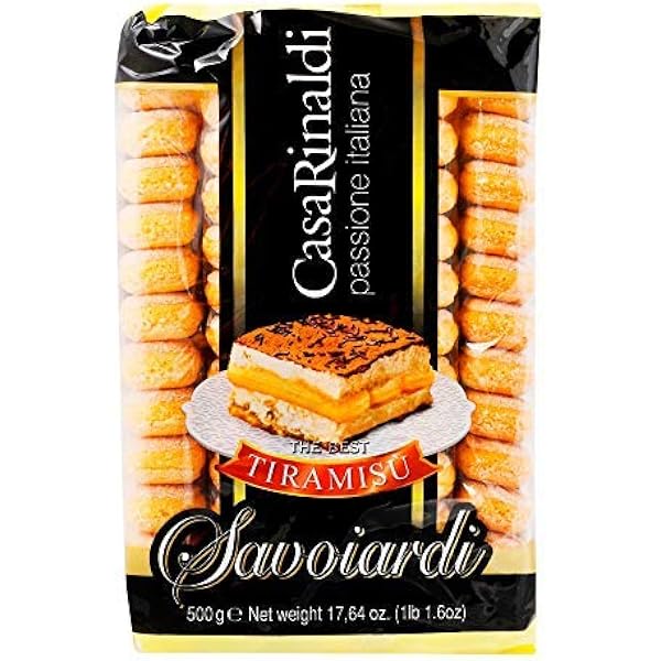 Casa Rinaldi - Savoiardi - Biscotti - Torte Soletilla per Tiramisu- Ideale  per Pasticceria e Cottura - Prodotto 100% Italiano - 500 Grammi :  Amazon.it: Alimentari e cura della casa