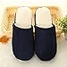 Produktbild Y-Hui Herbst und Winter Home Ausstattung innen Männer und Frauen Paare Hausschuhe aus Baumwolle Home Boden weichen Boden Slip Bhutto Heimtextilien Hausschuhe, 3839 Code, Marine