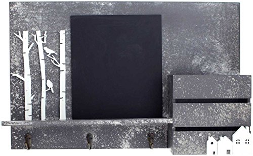 SIDCO ® Organizer Board Ablage Tafel Wandboard Garderobe Wandhaken Schlüsselboard