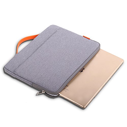 MoKo MacBook Air 13.3″ / Pro 13.3″ Sleeve Hülle – 13.3″-13.5″ Ultrabook Hülle Notebooktasche Schutzhülle Wallet Case Sleeve mit Karten-Slot für MacBook Air / Pro 13.3″/Surface Book 13.5″, Dunkelgrau - 3