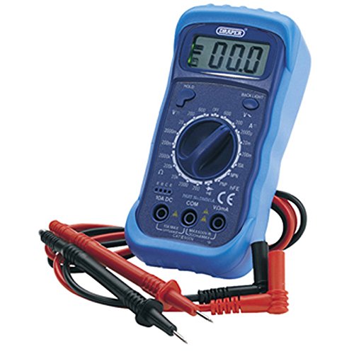 Price comparison product image Draper Digital Multimeter with Backlight - Blue