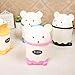 Moolecole Cute Pink Creative Plastic Trash Bin Table Office Desk Mini Dustbin Trash Can