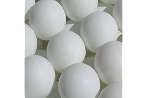 Guilty Gadgets 6PC Table Tennis Balls Ping Pong White Sports (Pack of 6)