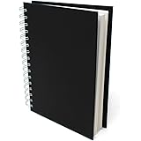 3x A6 Skizzenbücher - 160g/m² Papier - Spiralbindung Kraftpapier