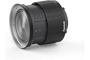 Aputure lente di Fresnel per Aputure luce tempesta COB 120T 120D e altri bowen-s Mount Lights – 12 A 42 ° 14000LUX @ 0.5 m a 67000LUX @ 0.5 m regolabile – incluso kit di pulizia Pergear