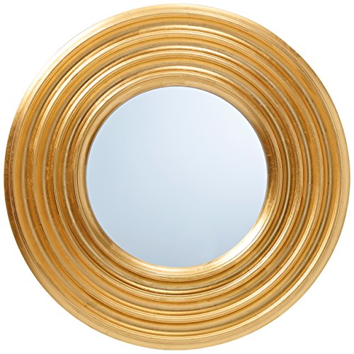 Walther SP015G Wohnraumspiegel mit Kunststoff-Leiste, 76 cm, gold