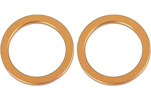 F FIERCE CYCLE 2x Krümmerdichtung Dichtring Auspuff Motorrad Auspuffkrümmer O-Ring Dichtung 30mm