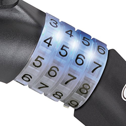 ABUS Fahrradschloss Steel-O-Flex Raydo Pro 1460/85 KF, Black, 85 cm, 59216 - 2