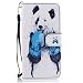Produktbild iPhone 6 / 6S Hülle, Chreey [Lustige Tiere] Serie Bookstyle Leder Flip Case Schutzhülle / Etui / Cover [Boxen Panda] + Brieftasche Kartenfach Ständer Funktion