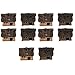 Generic 10pcs Miniature Bonsai Craft Garden Landscape DIY Thatched Cottage Decor #5 RS.385.00