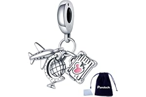 Pandach Charme Argent Sterling 925 Femmes Perles Charm avec 5A Zircone Compatible pour Pandora & Européen Bracelets