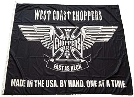 West Coast Choppers Maltese Cross Flag