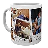 285ml aprox de capacidad. Friends Official - Taza de cermica con personajes (Talla Ãšnica) (Blanco)