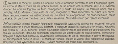 Artdeco Make-Up femme/woman, Mineral Powder Foundation Nummer 8 Light tan (15g), 1er Pack (1 x 15 g) - 4