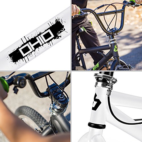 Bergsteiger Ohio 20 Zoll BMX, 360° Rotor-System, 4 stahl Pegs, Kettenschutz, Freilauf - 9