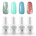 Glitter UV Led Gel Nail Polish - Gellen Soak Off Nail Polish Set,Long Lasting Gel Varnish,Keep 14-Days More On Nails ,24-Hour Customer Support,30-Day Money Back Guaranteed,3-Year Warranty