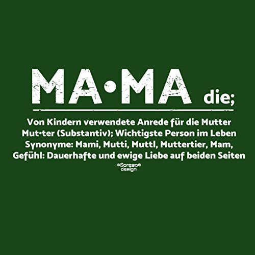 Kissen inkl. Füllung und Urkunde : Mama :: Persönliches und bleibendes Geschenk zum Muttertag : Geschenkidee Muttertagsgeschenk 40×40 Farbe: dunkelgrün - 2