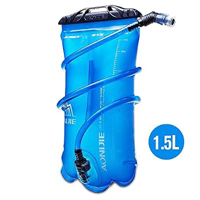 AONIJIE Poche à eau pliable en TPU par Aonijie - Pour les activités en extérieur : sport, course, camping, randonnée, vélo, 1.5 L