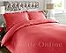 Produktbild T 300 Hotel Qualität Satin Streifen 100% ägyptisch Baumwolle Luxus Bettbezug Bettwäsche-Set (Desert Rose,Double)DE