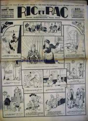 RIC ET RAC - DESSINS HUMORISTIQUES - LES JEUX OLYMPIQUES - A. GUILLAUME francais