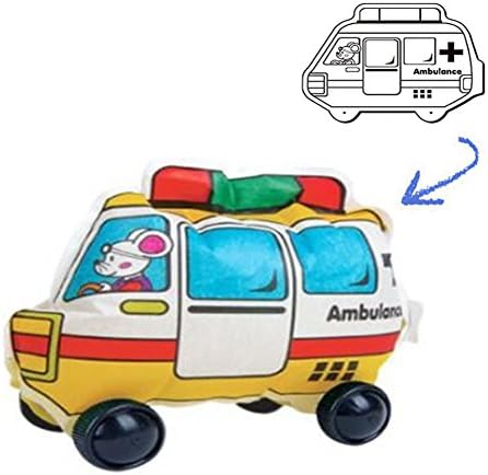 DCKR Self Diy Coloring Toy Amublance Version Educational Vehicle Moving Games For Early Development