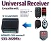 Produktbild Receiver Universal 2-Kanal rolling Fixed code 300 mhz-868mhz 12 – 24 VAC/DC. Kompatibel mit: Seip 433 rc-am/Mini 433 rc-am/SKR433/SKR433 – 1/SKR433 – 3/SKRJ433 Fernbedienungen.