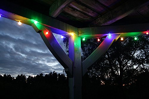 LED PARTYLICHTERKETTE 10m BUNTE LEDs 50er LICHTERKETTE - 8