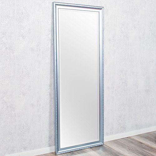 SPIEGEL Copia 180x70cm WANDSPIEGEL BAROCK ANTIK-SILBER HOLZRAHMEN UND FACETTE - 2