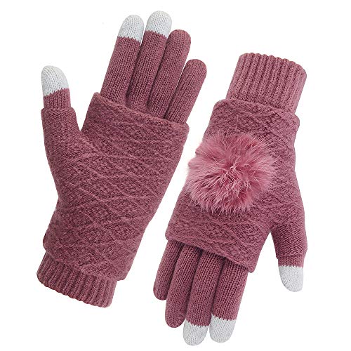 Vodabang Guantes de Pantalla Táctil Invierno Caliente Guantes Touchscreen Gloves Deporte Al Aire Libre