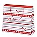 Produktbild Susy Card 40001630 Weihnachts-Geschenktasche, Motiv: Streifen und Schleifen, 36 x 31 x 10 cm