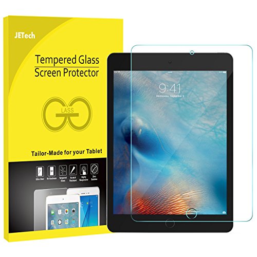 iPad mini 4 Schutzfolie, JETech Gehärtetem Glas Panzersglas Premium Folien Schutzfolie Displayschutz Screen Protector für Apple iPad mini 4 - 0900
