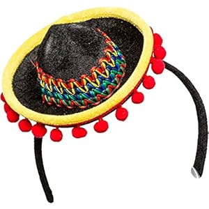Gorro mexicano pequeño Mini sombrero Sombrerito de méxico Fascinator España Sombrero de paja alto mini Adorno tequila