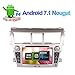 Produktbild 17,8 cm Android 7.1 Auto Stereo CD DVD Player in Dash Auto Radio Head Unit mit Bluetooth GPS Navigation für Toyota Vios 2007-Unterstützung FM AM RDS Spiegel Link WiFi 3 G SD USB 1080P AV-Ausgang EQ Obd11