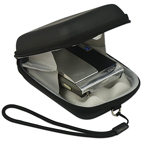 First2savvv BDX1001-6505 noir   tui housse appareil photo num  rique compact pour Canon PowerShot G9X  SX610  IXUS 285  IXUS 275  SONY DSC-HX90V HX80 HX60V  FUJIFILM FinePix XP80  XQ2   tr  pied