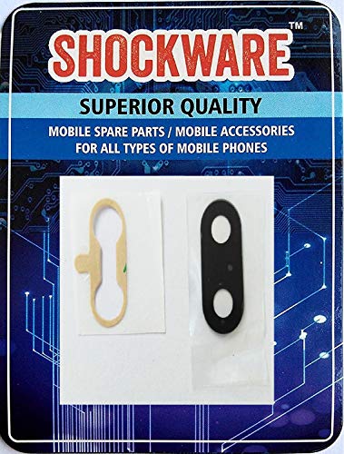 SHOCKWARE Rear Camera Glass Lens with Adhesive Sticker for Redmi 6
