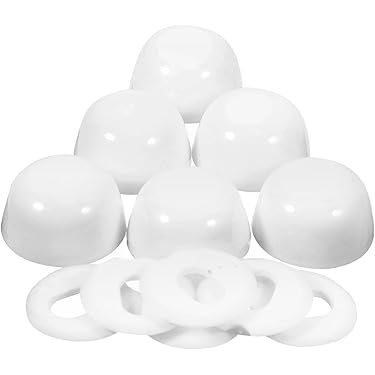 WC-Schrauben Abdeckungen 2er Set - Dekorative Kappen Für Standard-Toiletten