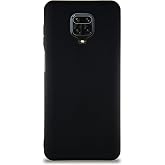 KZY İletişim Xiaomi Redmi Note 9S ile Uyumlu Kılıf Soft Premier Renkli Silikon Kapak - Siyah