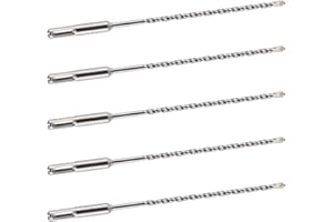 RENNIE TOOL COMPANY Confezione da 5 punte per trapano SDS + Plus da 4 mm x 210 mm, punta in carburo di tungsteno, per pietra, cemento, mattoni