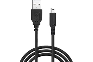 LBSC USB Power Charger Cable Cord for Nintendo DSI/ 3DS/ 3DS XL/NEW 3DS / NEW 3DS XL/New 2DS XL/New 2DS/2DS XL/2DS/Dsi XL Black -1PCS(1)